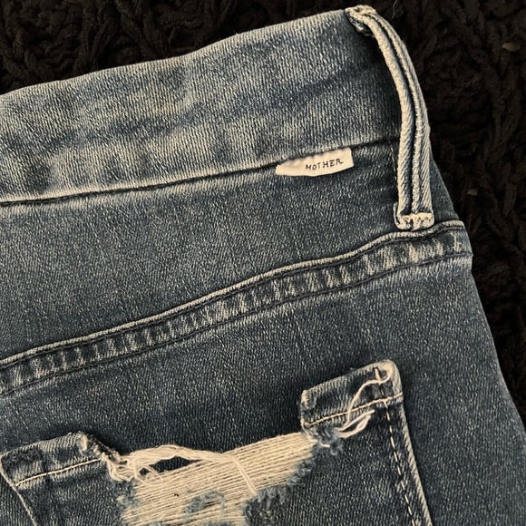 MOTHER High Waisted Looker Ankle Fray Size 28 - Picture 7 of 9